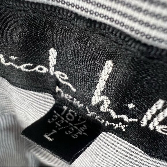 Nicole Miller button down shirt long sleeve white Gray Casual Button Down Shirt - Picture 11 of 14